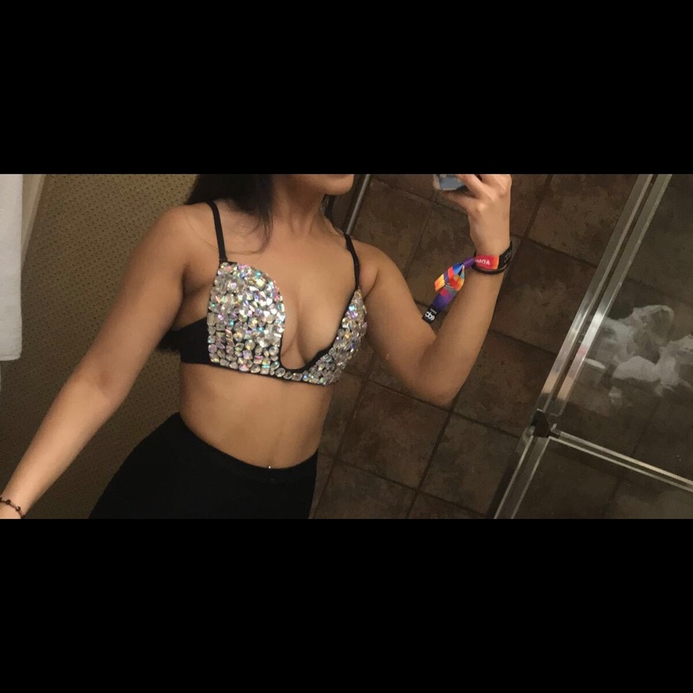 Festival Rhinestone Bra